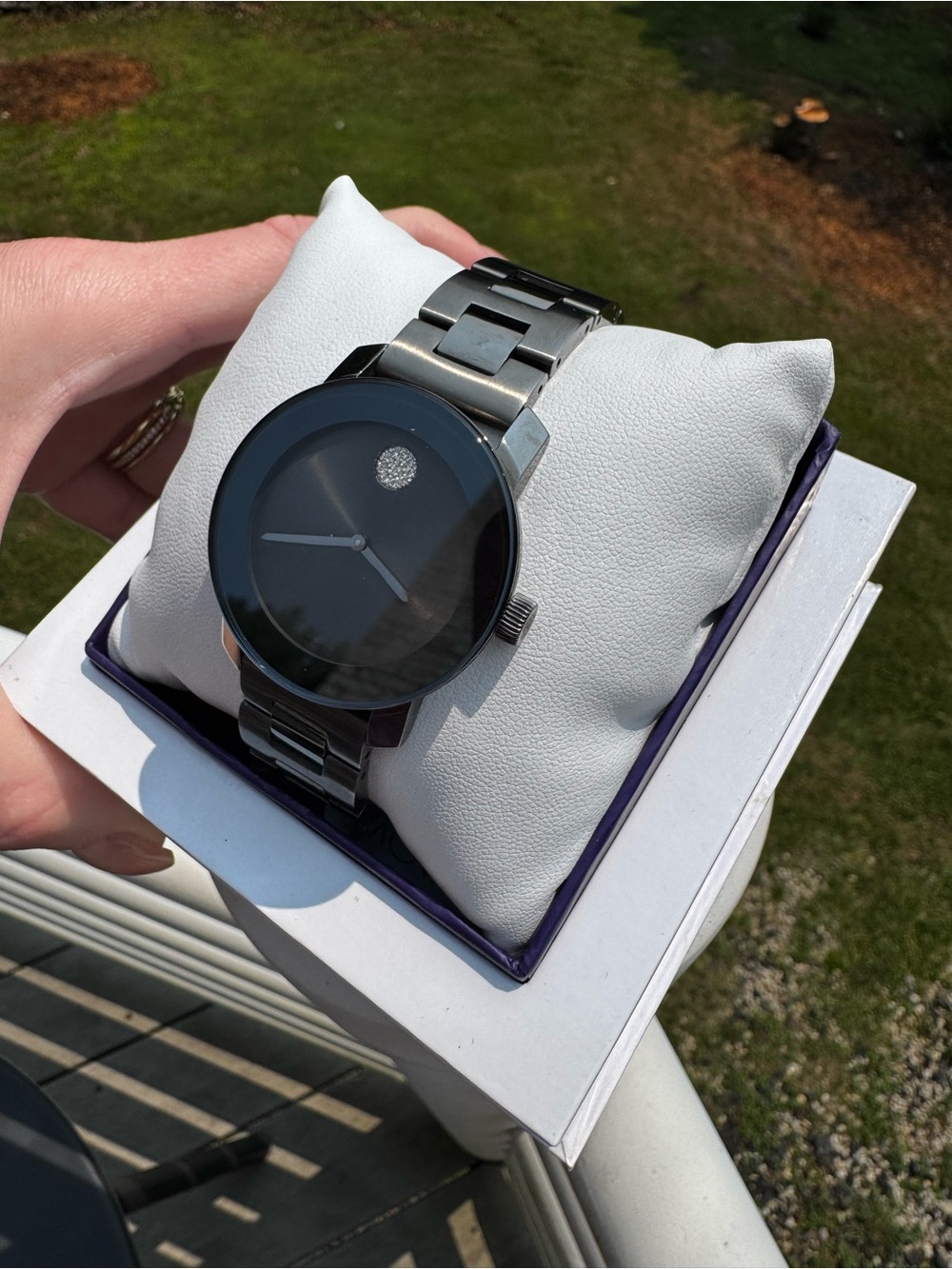 Movado Bold Women’s Gunmetal Watch - Picture 3 of 9